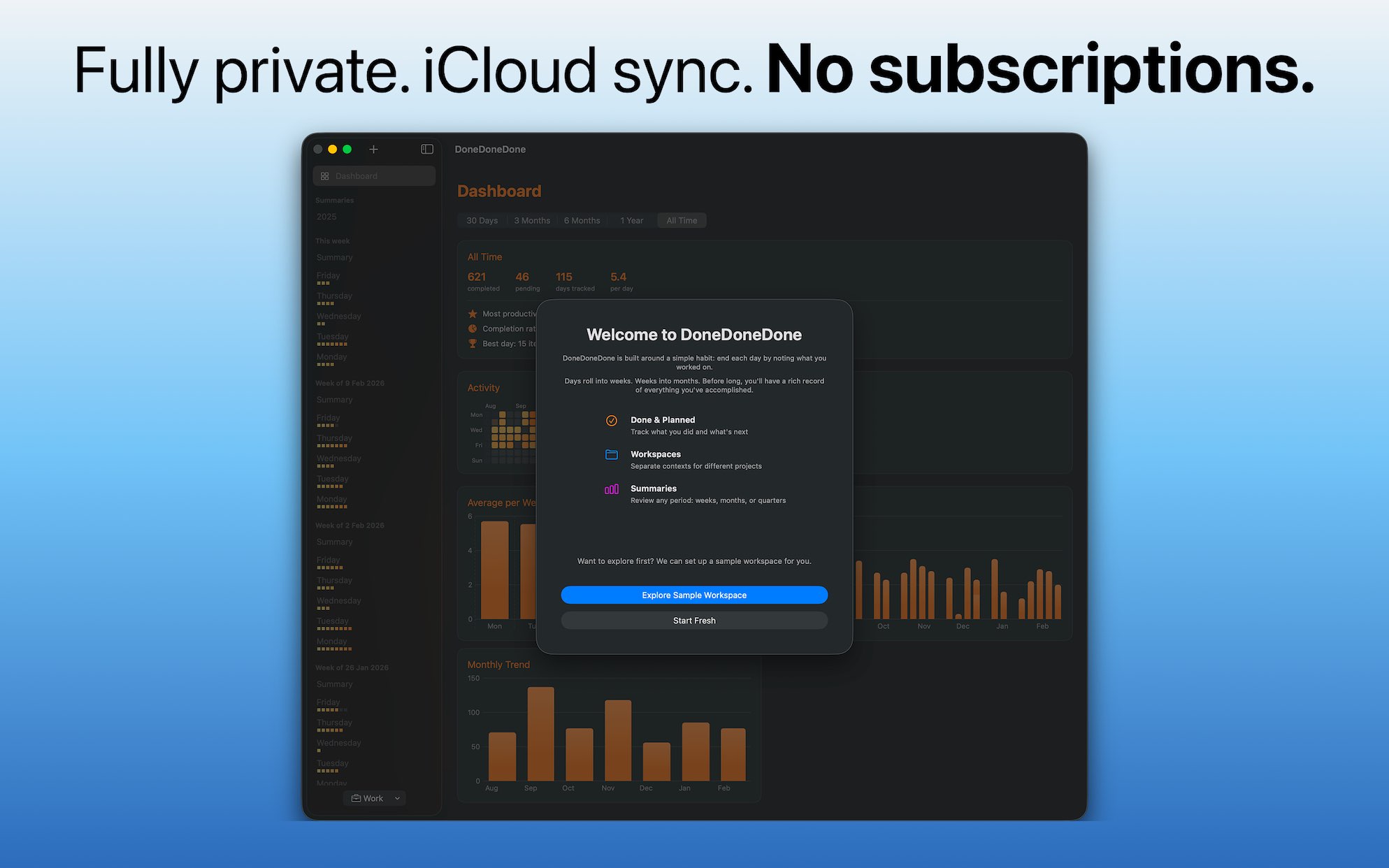 DoneDoneDone screenshot